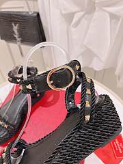 Valentino Garavani Rockstud Black Sandals - 5