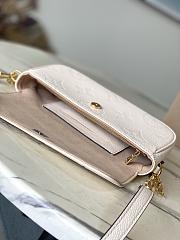 LV Ivy Wallet On Chain Bag In White - 23.5x12x4.3cm - 3