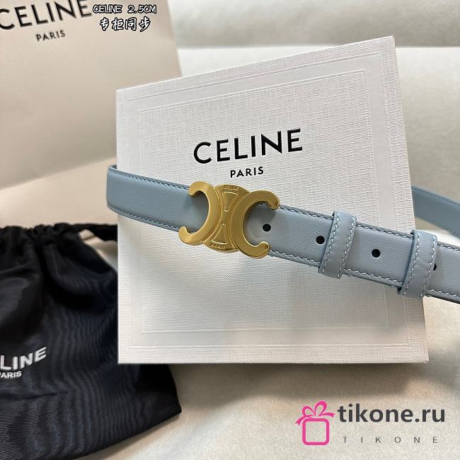 Celine Blue Belt W2.5cm - 1