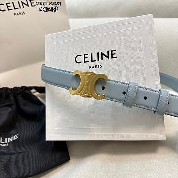 Celine Blue Belt W2.5cm