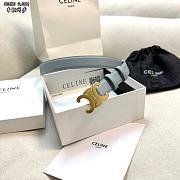 Celine Blue Belt W2.5cm - 4