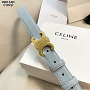 Celine Blue Belt W2.5cm - 3