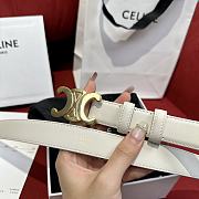 Celine White Belt 01 W2.5cm  - 5