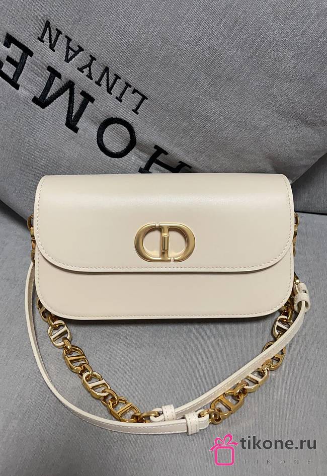 DIOR 30 MONTAIGNE AVENUE WHITE BAG  - 1