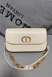 DIOR 30 MONTAIGNE AVENUE WHITE BAG  - 1