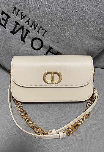 DIOR 30 MONTAIGNE AVENUE WHITE BAG 