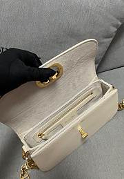 DIOR 30 MONTAIGNE AVENUE WHITE BAG  - 5