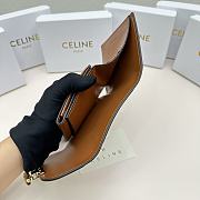 Celine Triomphe Canvas Wallet 03 - 11x10x5cm - 5