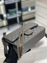 Chanel CC25 Lambskin Dark Grey - 3