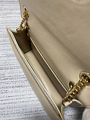 Celine Triomphe Beige Leather - 23×15.5×5cm - 3