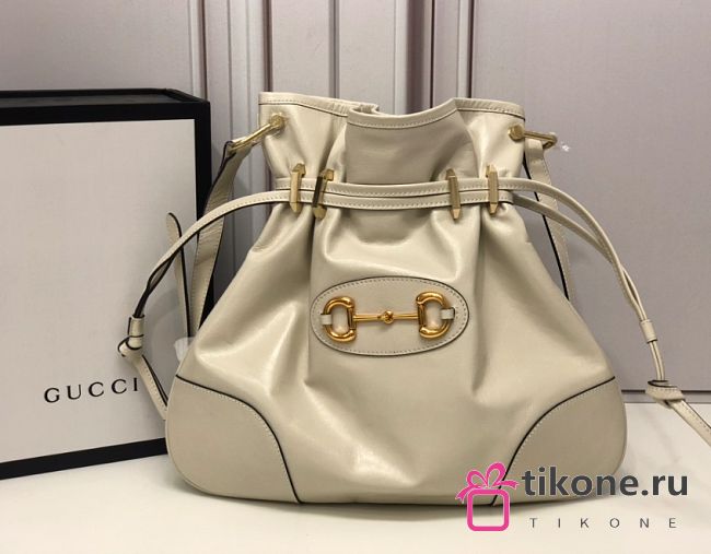 Sac Gucci Horsebit 1955 White - 38x35x5cm - 1