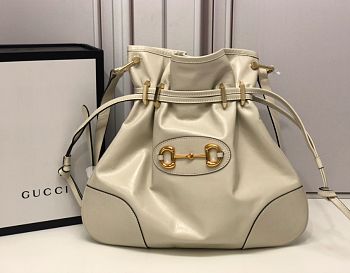 Sac Gucci Horsebit 1955 White - 38x35x5cm