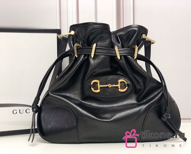 Sac Gucci Horsebit 1955 Black - 38x35x5cm - 1