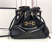 Sac Gucci Horsebit 1955 Black - 38x35x5cm - 1