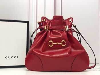 Sac Gucci Horsebit 1955 Red - 38x35x5cm