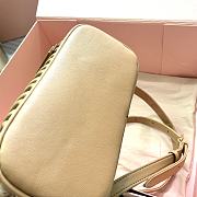 Miumiu Matelassé Nappa Leather Beige - 18×11.5×8cm - 5