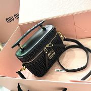 Miumiu Matelassé Nappa Leather Black - 18×11.5×8cm - 3