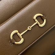 Gucci Horsebit 1955 Brown Leather - 23x17x6cm - 5