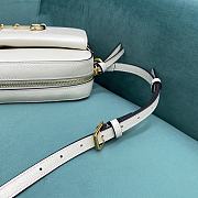 Gucci Horsebit 1955 White Leather - 23x17x6cm - 2