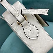 Gucci Horsebit 1955 White Leather - 23x17x6cm - 3