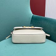 Gucci Horsebit 1955 White Leather - 23x17x6cm - 4