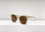 LV  Unisex Street Style Square Khaki Sunglasses - 2