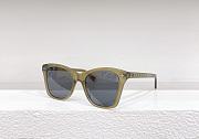 LV  Unisex Street Style Square Khaki Sunglasses - 5