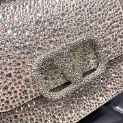 Valentino Full Diamond Swarovski Silver Bag 18cm - 3