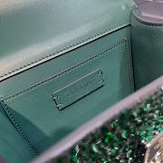 Valentino Full Diamond Swarovski Green Bag 18cm - 2