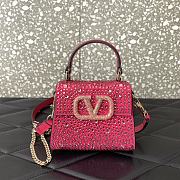 Valentino Garavani Mini Pink Logo Size 13.5cm - 1