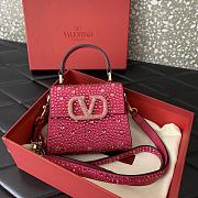 Valentino Garavani Mini Pink Logo Size 13.5cm - 2