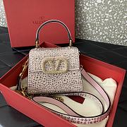 Valentino Garavani Mini Light Pink Logo Size 13.5cm - 2