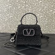 Valentino Garavani Mini Light Black Logo Size 13.5cm - 1