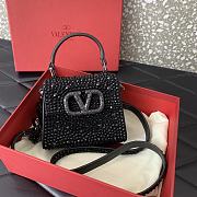 Valentino Garavani Mini Light Black Logo Size 13.5cm - 4