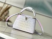 Louis Vuitton Mini Crocodile Monogram Flower - 21x14x8cm - 1