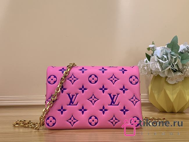 Louis Vuitton Pochette Coussin Monogram Pink - 20x14x8cm - 1