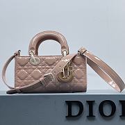 Dior Medium Lady D-Joy Bag Light Pink - 22.5×12×5.5cm - 4