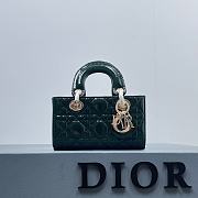 Dior Micro Lady D-Joy Bag Dark Green - 16×10×5.5cm - 1