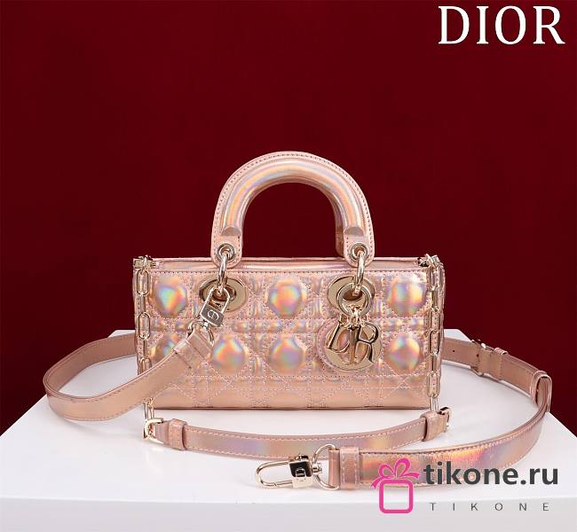 Christian Lady Dior D-Joy Shiny Pink - 22x12x6.5cm - 1