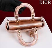 Christian Lady Dior D-Joy Shiny Pink - 22x12x6.5cm - 4