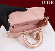 Christian Lady Dior D-Joy Shiny Pink - 22x12x6.5cm - 2