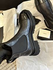 Chanel Short Boots Calfskin Heel  - 5