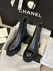 Chanel Short Boots Calfskin Heel  - 4