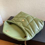 Saint Laurent Loulou Mint Green Quilted Bag - 23×15.5×8.5cm - 4