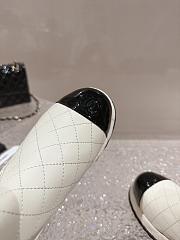 Chanel CC Lambskin White Short Boots  - 4