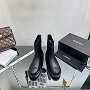 Chanel Fall-Winter 2023 Black Leather Platform - 5