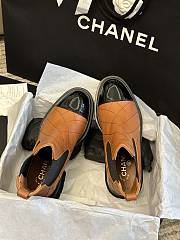 Chanel Short Boots Orange Calfskin Heel - 2