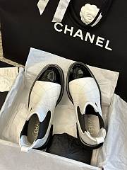 Chanel Short Boots White Calfskin Heel - 3