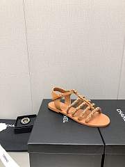 Chanel Beige Flat Sandals - 2