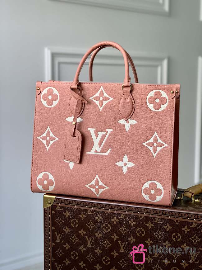 Louis Vuitton Onthego Pink Leather M45595 - 35x28x15cm - 1